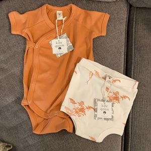 Kate Quinn 12-18 month orange and carrot set - NWT